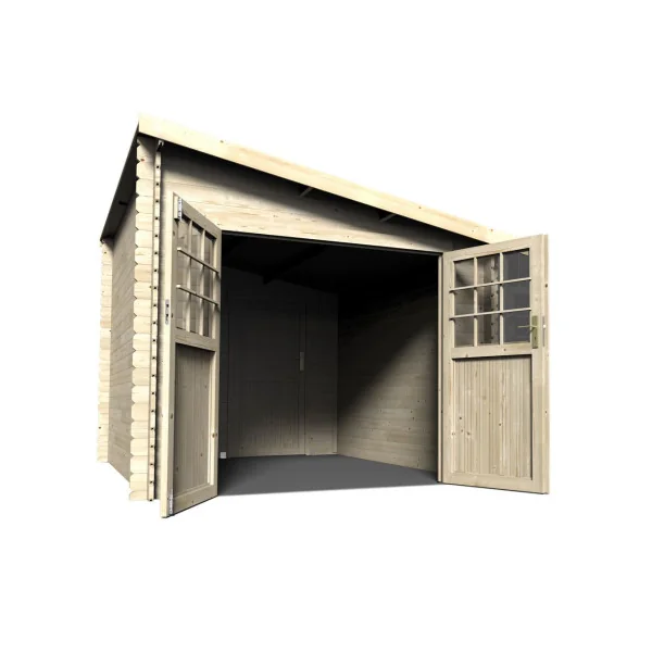 Abri de jardin 8,47m² sapin du nord 28mm Abri jardin bois Rangement bois Chalet en bois