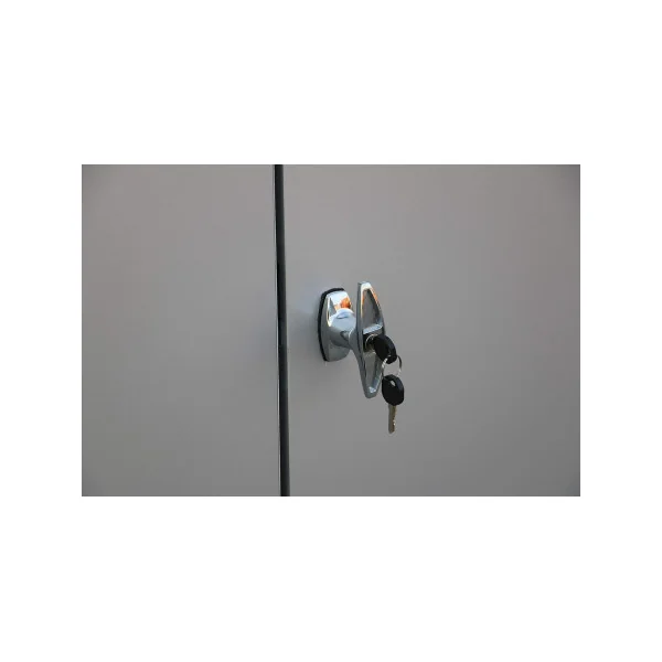 Abri de Jardin en ALUMINIUM 4,33 m² + kit ancrage Abri ALU Stockage bois Outillage