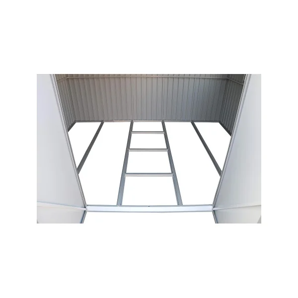 Abri de Jardin en ALUMINIUM 7,24m² + kit ancrage Abri ALU Stockage bois Outillage