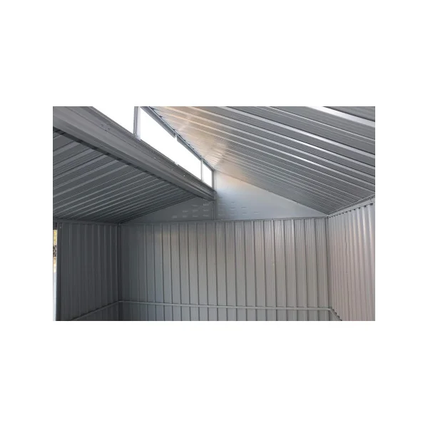 Abri de Jardin en ALUMINIUM 7,24m² + kit ancrage Abri ALU Stockage bois Outillage