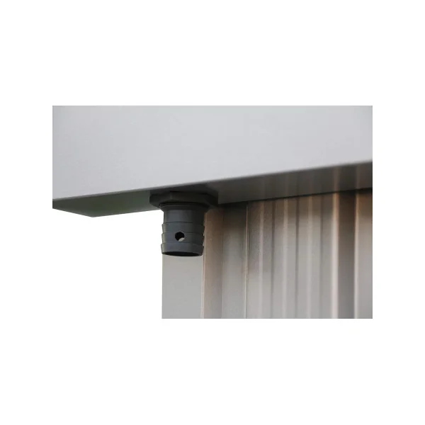 Abri de Jardin en ALUMINIUM 7,24m² + kit ancrage Abri ALU Stockage bois Outillage