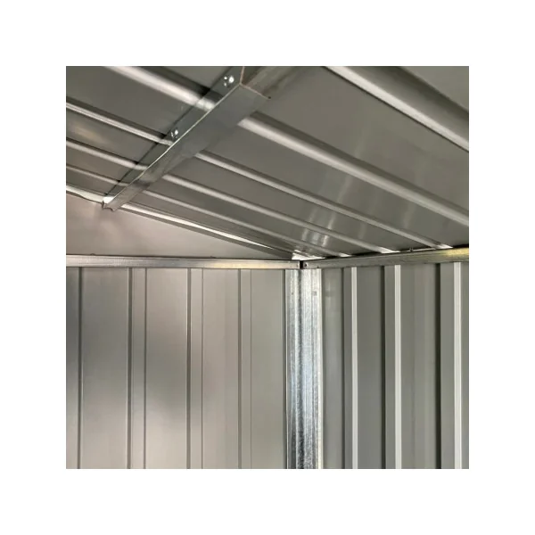 Abri de jardin en Métal Anthracite 10,12m² + Bûcher Abri Métallique de rangement