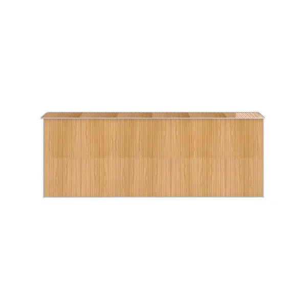 Abri de jardin métal 10,04m² imitation bois abri jardin métallique