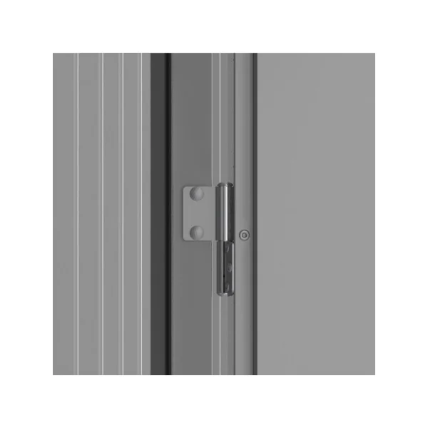 Abri de jardin métal Alu Blanc Monopente 5,20 m² + Kit Ancrage + Kit Fondation Abri métallique