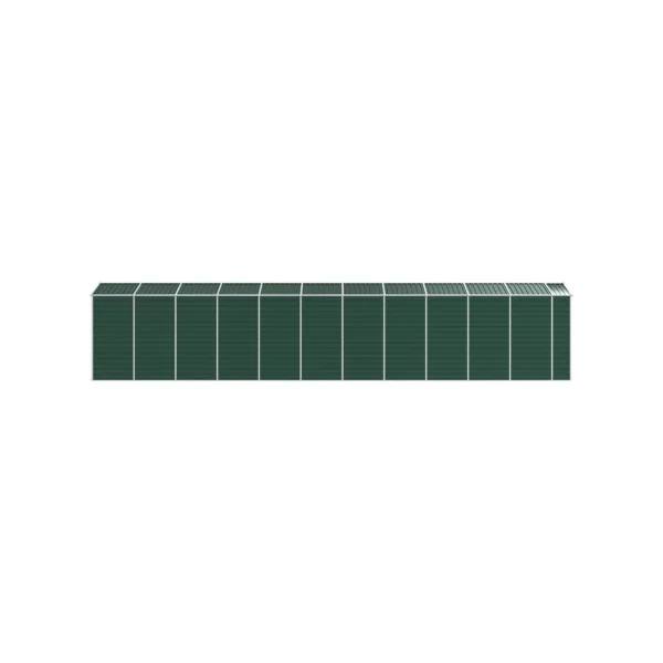 Abri de Jardin Métal Vert 18,71m² Abri jardin Métallique Rangement bois Outillage de Jardin