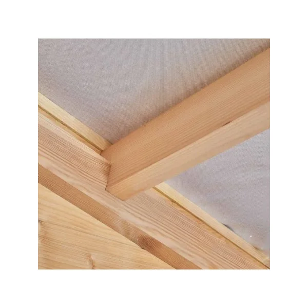 Abri de jardin Toiture Galvanisée en bois massif d'épicéa 15,20m² en madrier Abri en bois Stockage extérieur