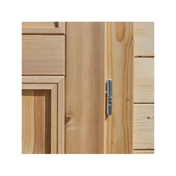 Abri de jardin Toiture Galvanisée en bois massif d'épicéa 19,86m² en madrier Abri en bois Stockage extérieur