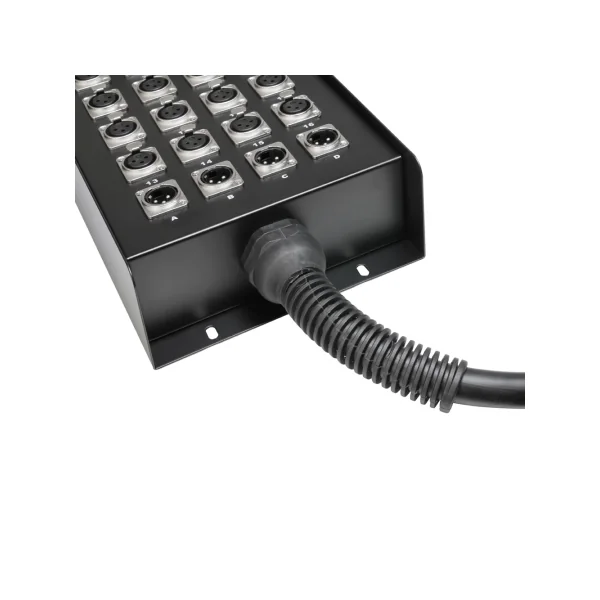 Adam Hall Cables K 20 C 15 - Câble Multipaire avec Boîtier de Scène 16/4 15 m