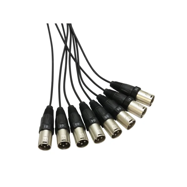 Adam Hall Cables K 8C 10 - Boîtier de Scène 8/0 10 m