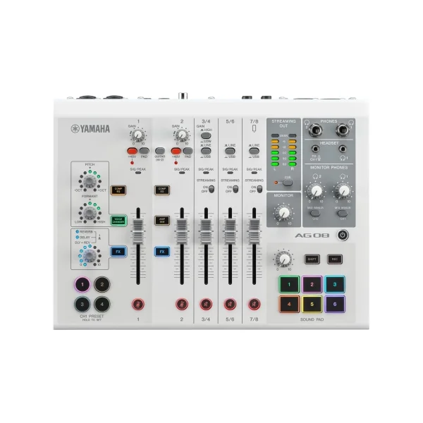 AG08 WH YAMAHA CONSOLE USB STREAMING