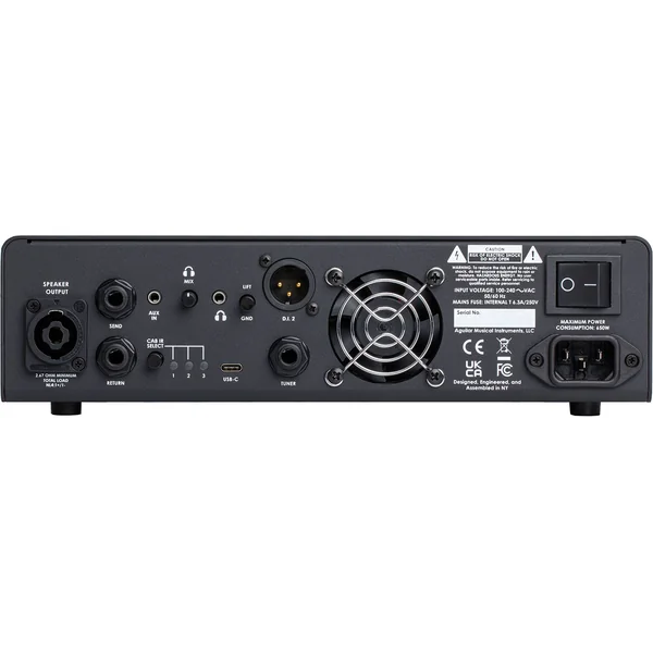 AG 500 Bass Amp Head v2