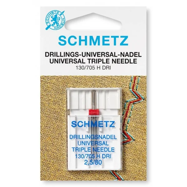 Aiguille triple universel - Dimension 2,5/80 - 130/705 H DRI - 1 pces - SCHMETZ