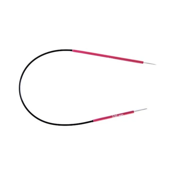 Aiguilles à tricoter circulaire fixes ZING cable 25 cm du N° 2 à 5 - Knitpro