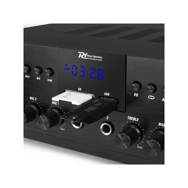 Ampli multimedia 2 X 50W 4-8ohms Bluetooth USB