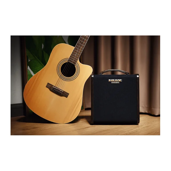 Ampli pour GUITARE ACOUSTIQUE NUX - STAGEMAN2-AC80 - 80W sur batterie + effets/looper