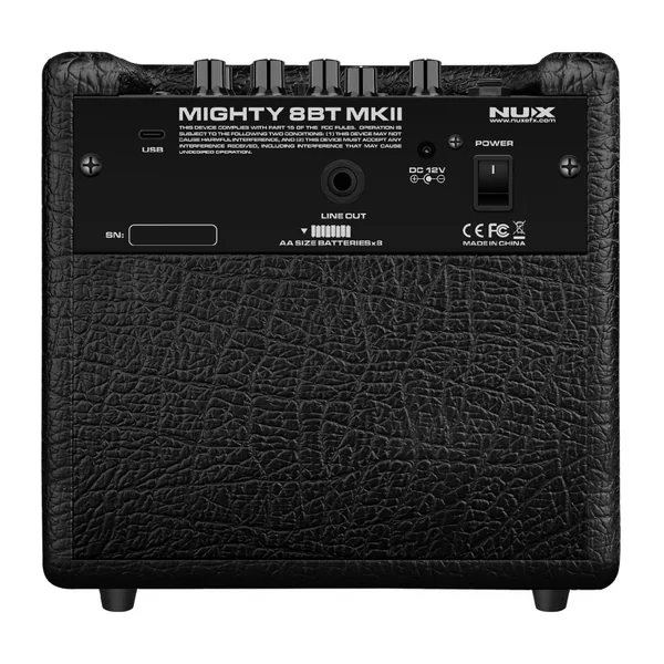 Ampli pour Guitare Electrique NUX - MIGHTY-8BT-MK2 - Portable 8W - 2 canaux Bluetooth