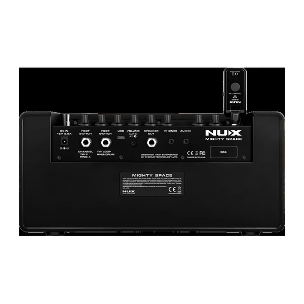 Ampli pour Guitare Electrique NUX - MIGHTY-SPACE - Compact stéréo 30W Bluetooth + émetteur 2,4 GHz