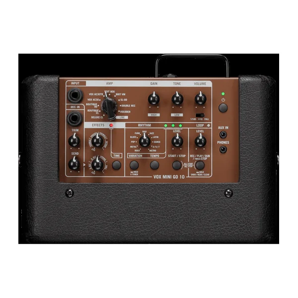 Ampli pour Guitare Electrique VOX - VMG-10-BR - MINI GO - Édition Limitée - Earth Brown