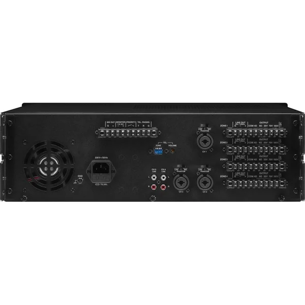 Amplificateur mixeur et matriciel 4 zones de 120 W chacune Monacor PA-12040