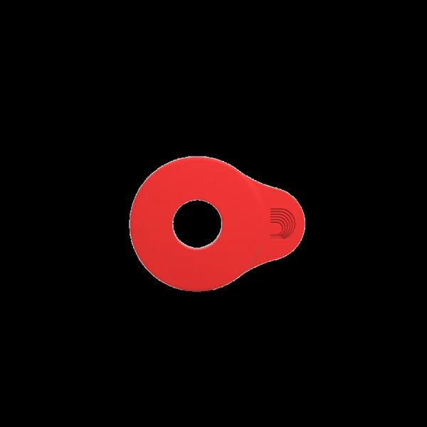 Anneaux de blocage de sangle Flex Lock, rouge