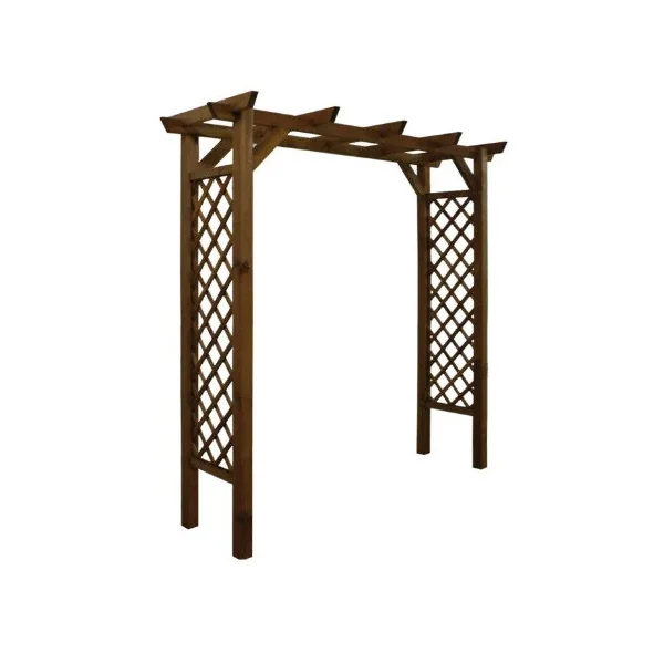 Arche de jardin Pergola bois massif 220 cm Arche jardin bois Arche en bois Arche plantes grimpantes Arceau jardin