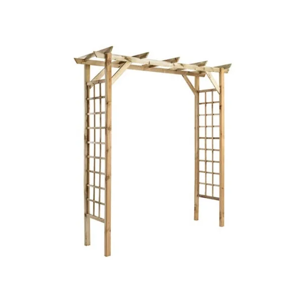 Arche de jardin pin massif 210 cm autoclave Arche jardin bois Arceau bois Pergola bois