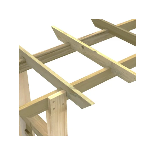 Arche de jardin pin massif Arche jardin bois Arche en bois Arche plantes grimpantes Arceau jardin Voute de jardin