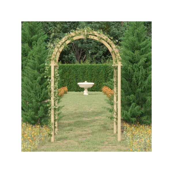 Arche de jardin Robuste Pin massif Arche jardin bois Arche en bois Arceau jardin Arche plantes grimpantes