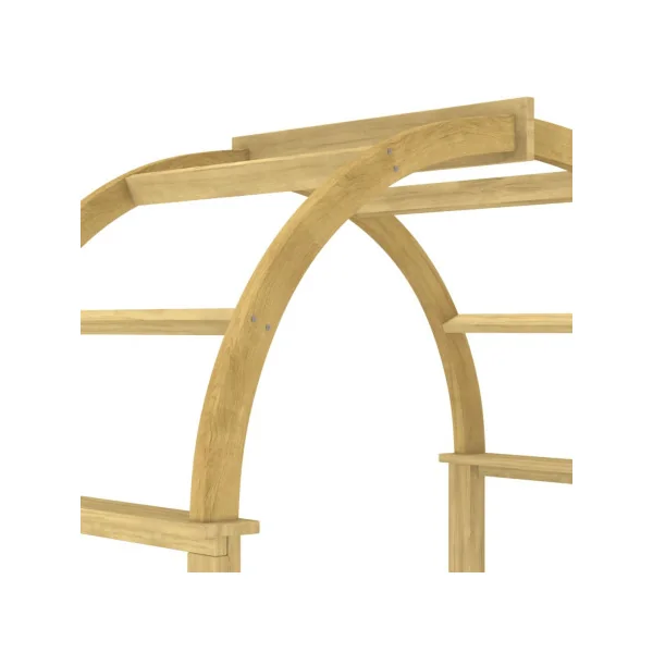 Arche de jardin Robuste Pin massif Arche jardin bois Arche en bois Arceau jardin Arche plantes grimpantes