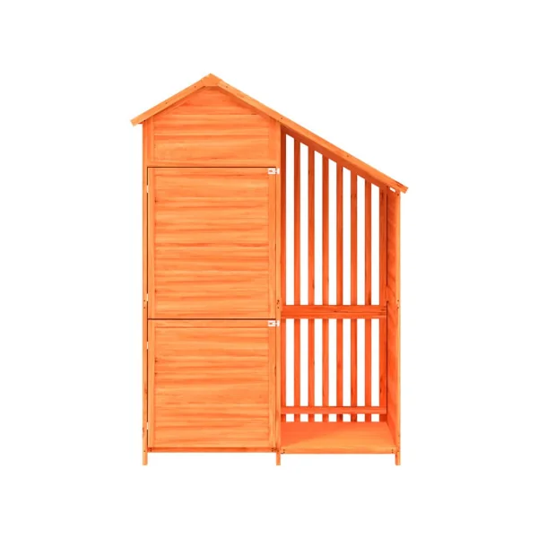 Armoire de Jardin + bûcher Armoire en bois Armoire extérieure en Pin Massif