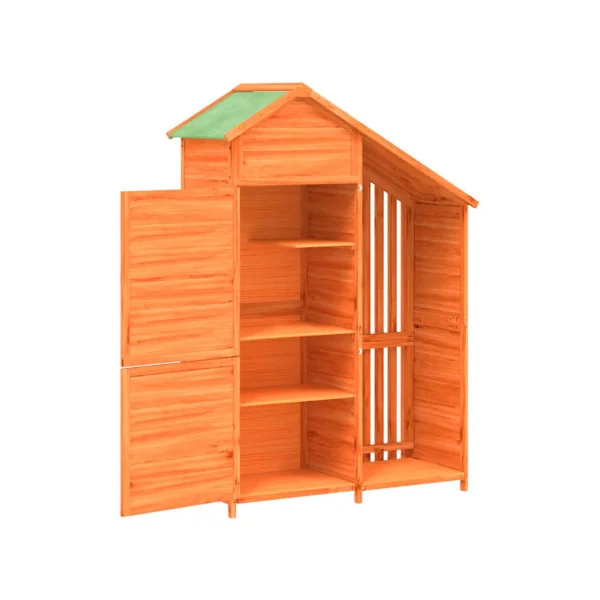 Armoire de Jardin + bûcher Armoire en bois Armoire extérieure en Pin Massif