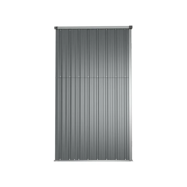 Armoire de jardin Grand modèle outillage grise galvanisée Armoire en métal Armoire extérieure