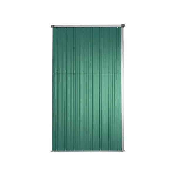 Armoire de jardin Grand modèle outillage verte galvanisée Armoire en métal Armoire extérieure