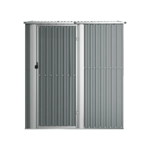 Armoire de Jardin Gris Galvanisée Armoire en métal Armoire extérieure en Acier