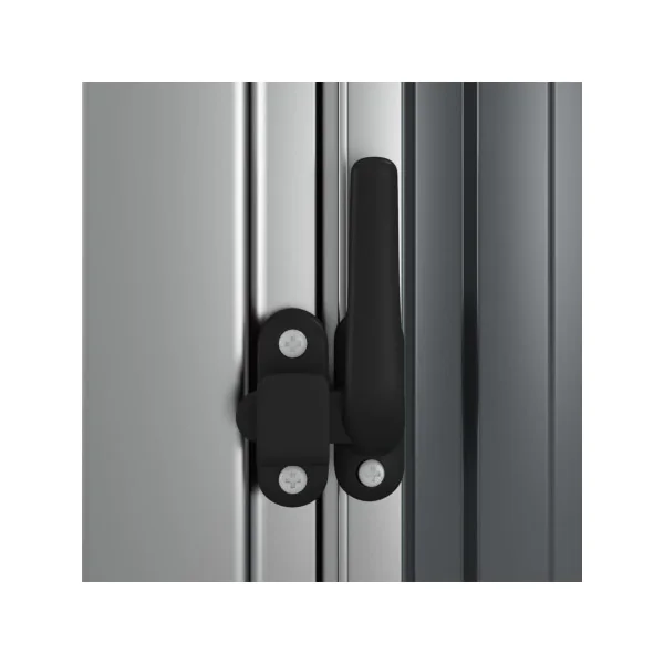 Armoire de Jardin Gris Galvanisée Armoire en métal Armoire extérieure en Acier