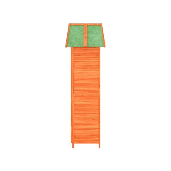 Armoire de Jardin Marron Pin massif Armoire en bois Armoire Extérieure