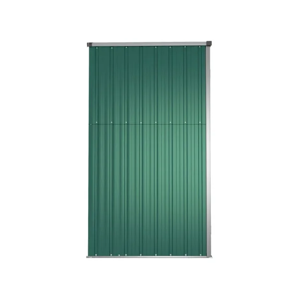 Armoire de jardin outillage verte galvanisée Armoire en métal Armoire extérieure