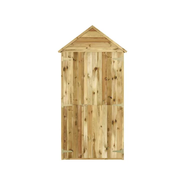 Armoire de Jardin Pin massif Abri Outils Armoire en bois Armoire Extérieure