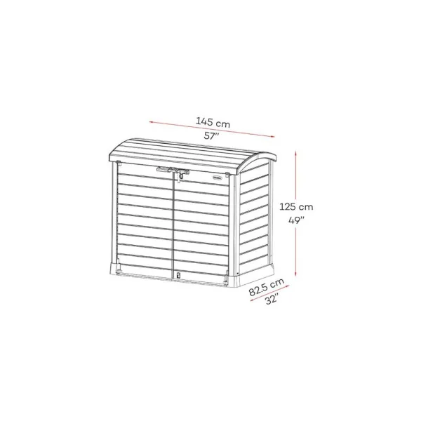 Armoire de Rangement Résine 1200L Armoire Résine Moderne