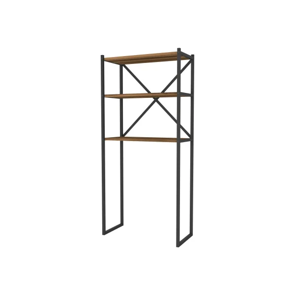 Armoire lave-linge industriel noyer armoire machine à laver armoire sèche linge avec étagères