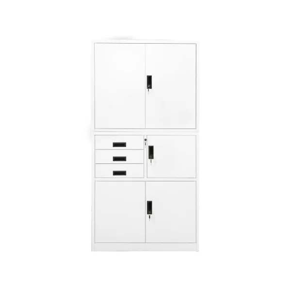 Armoire Professionnel Blanche Armoire Métallique Armoire en métal Armoire de Bureau