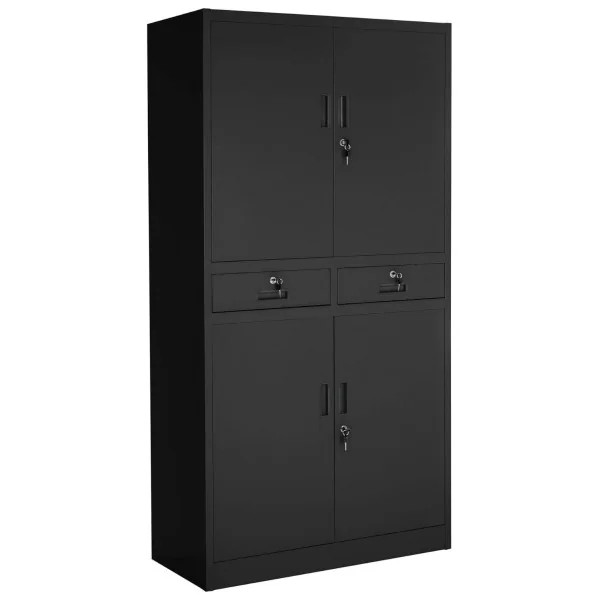 Armoire Professionnel Noir Armoire Métallique Armoire en Métal Armoire Rangement Métallique Armoire de Travail