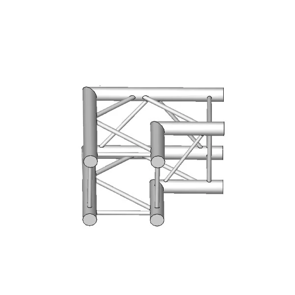 ASZ 22 ASD - structure carrée angle 2 départs 90° 290mm