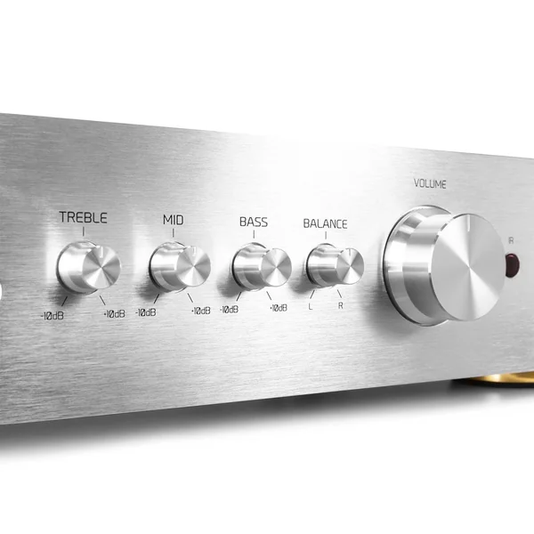 Audizio AD200A Amplificateur Hi-Fi Bluetooth 2.1 - Aluminium