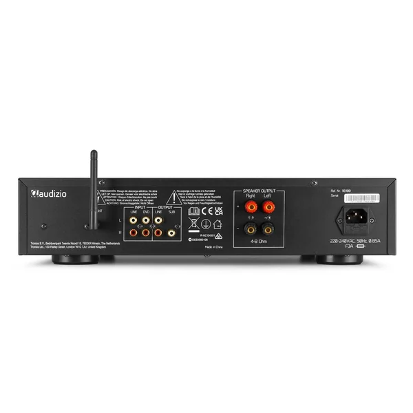 Audizio AD200B Amplificateur Hi-Fi Bluetooth 2.1 - Noir
