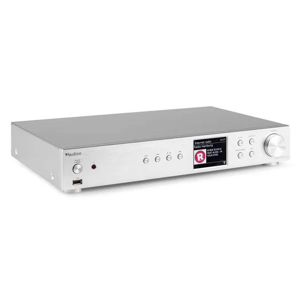 Audizio Adria Radio Internet DAB+ Wi-Fi avec Bluetooth - Aluminium