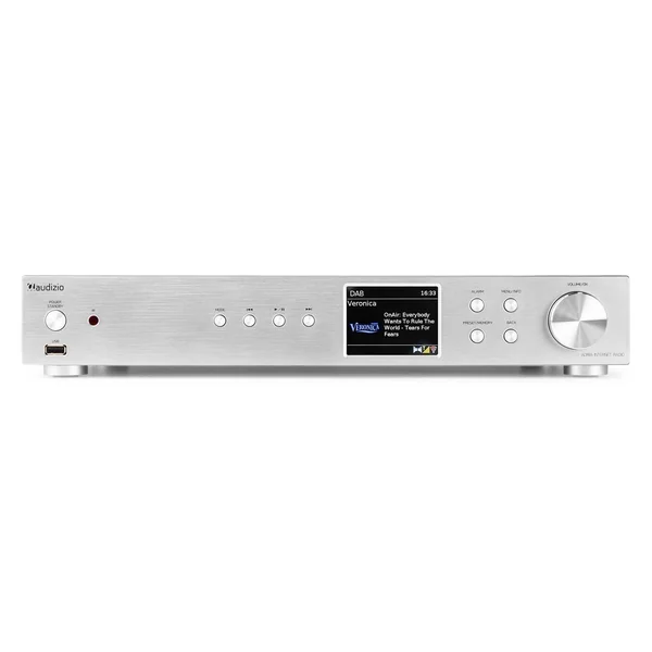 Audizio Adria Radio Internet DAB+ Wi-Fi avec Bluetooth - Aluminium