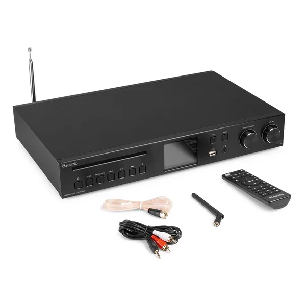 Audizio Brescia Amplificateur Hi-Fi avec Radio Internet 120W - Noir