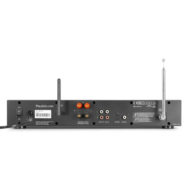 Audizio Brescia Amplificateur Hi-Fi avec Radio Internet 120W - Noir