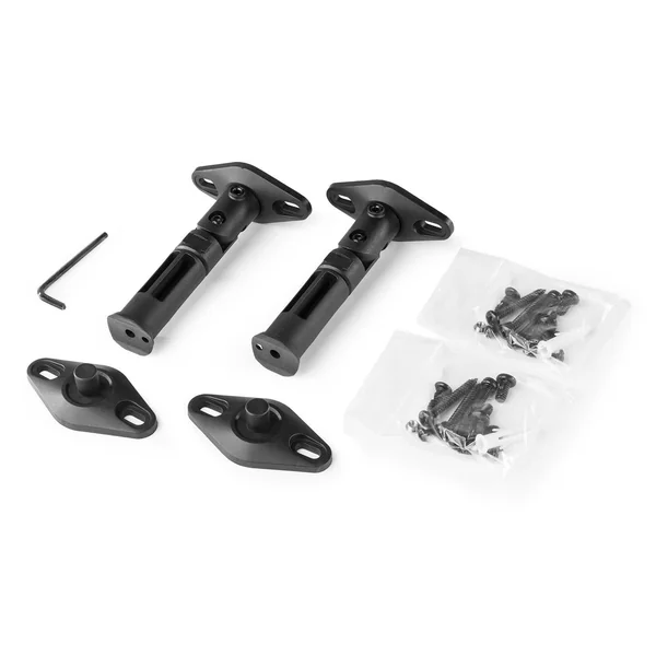 Audizio HTS20 Lot de 2 Supports Muraux Universels et Réglables pour Enceintes - Noir